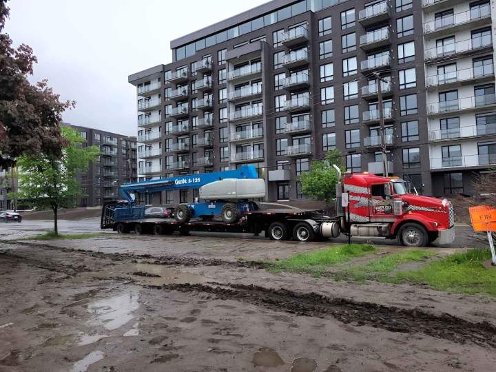 Transport de machinerie industrielle Québec